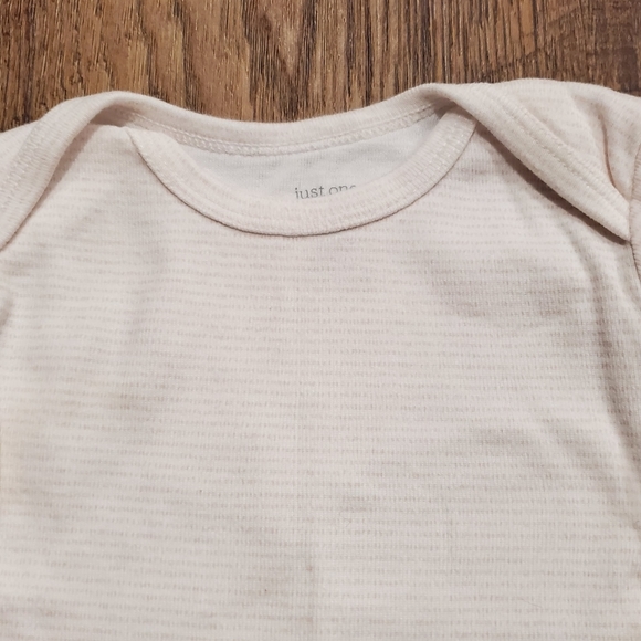 Carters Just One You Baby Girl Neutral Top Tee Shirt Leggings Pants Striped 3M - Picture 5 of 8